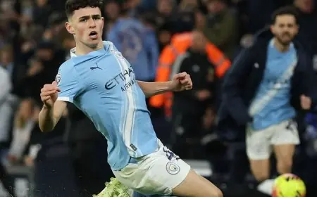 فيل فودين يقود مانشستر سيتي للانتصار على ليدز في الدوري الإنجليزي الممتاز