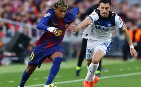 برشلونة يحتفل بعيد ميلاده بانتصار مثير بمساهمة أولمو وغارسيا