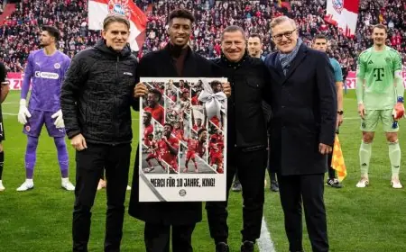 بايرن ميونيخ يحتفي بكومان تقديراً لمسيرته المليئة بالإنجازات