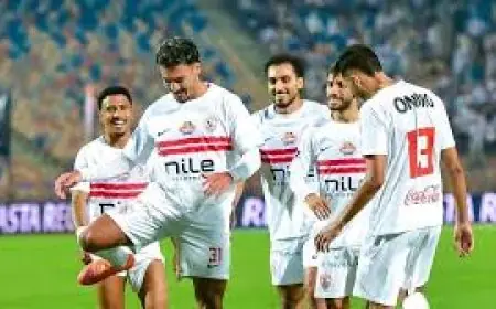 الزمالك يفتتح التسجيل بهدف رائع في شباك كايزرتشيفز