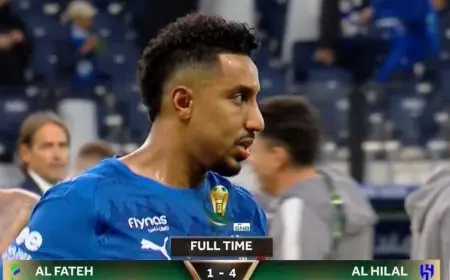 ملخص وأهداف مباراة الهلال ضد الفتح بنتيجة 4-1 في ربع نهائي كأس الملك السعودي