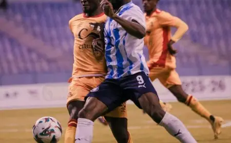 التعادل السلبي ينهي الشوط الأول بين بيراميدز وباور ديناموز في مباراة مشوقة