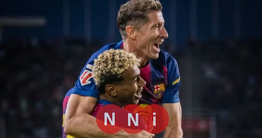 ليفاندوفسكي يعود إلى تشكيلة برشلونة لمواجهة إلتشي تعرف على وضع لامال