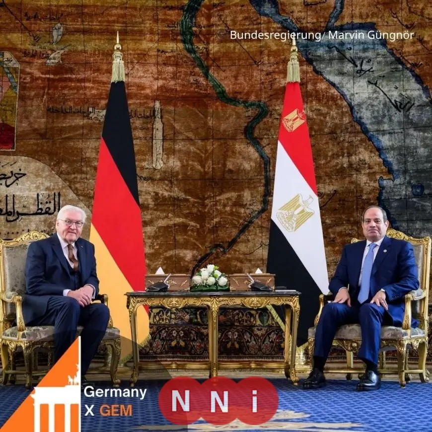 الرئيس السيسي يلتقي الرئيس الألماني لتعزيز التعاون المشترك بين البلدين