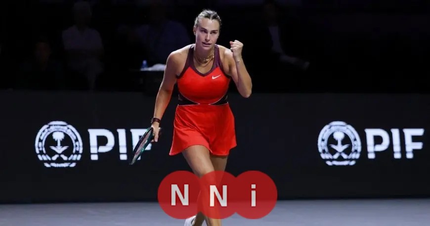 أرينا سابالينكا تتألق بفوز ساحق على جاسمين باوليني في البطولة الختامية بالرياض