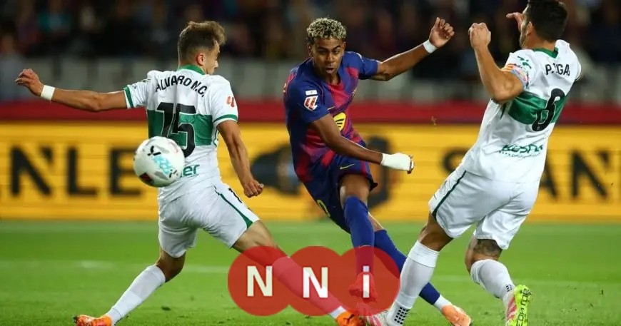 لامين يامال يثبت جدارته وبرشلونة ينتصر على إلتشي ويتجاوز آثار الكلاسيكو