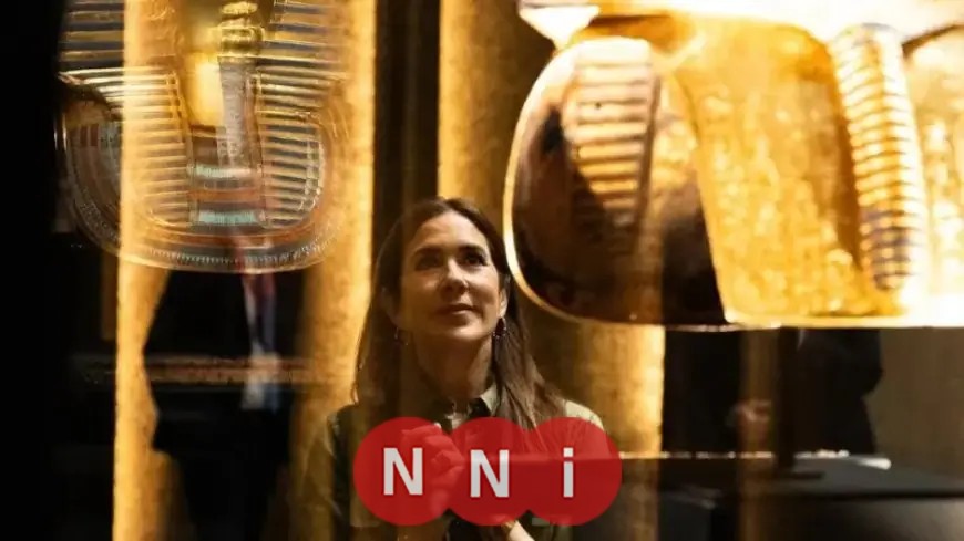 أحمد موسى يبرز تأثير صور ملكة الدنمارك مع قناع توت عنخ آمون دعاية بمئات الملايين