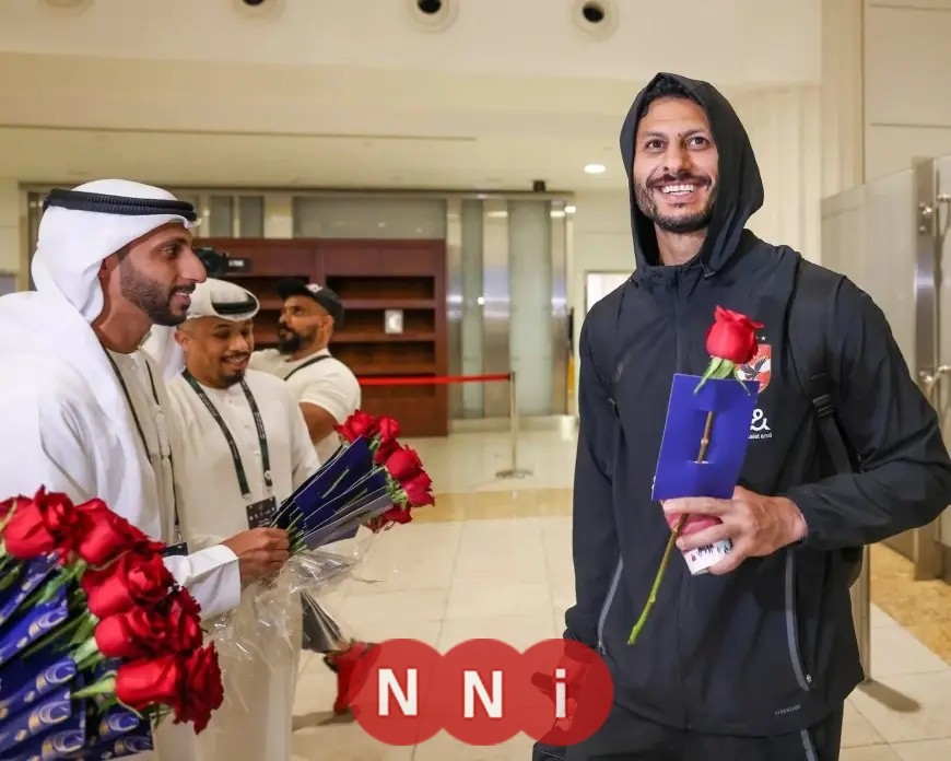 وصول بعثة الأهلي إلى فندق الإقامة في مدينة العين