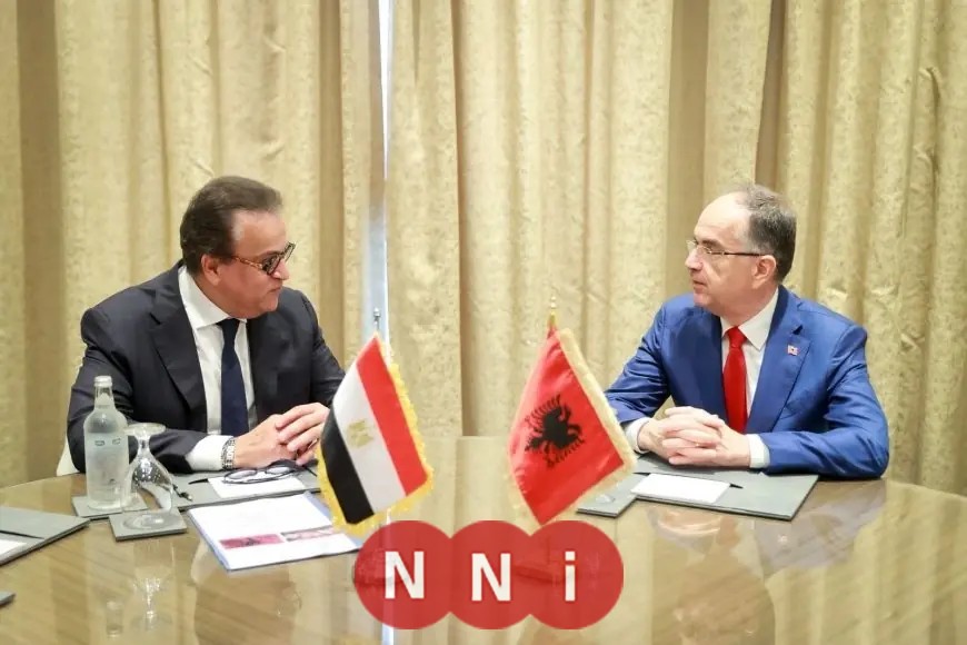لقاء يجمع وزير الصحة ورئيس ألبانيا لتعزيز التعاون الصحي بين البلدين
