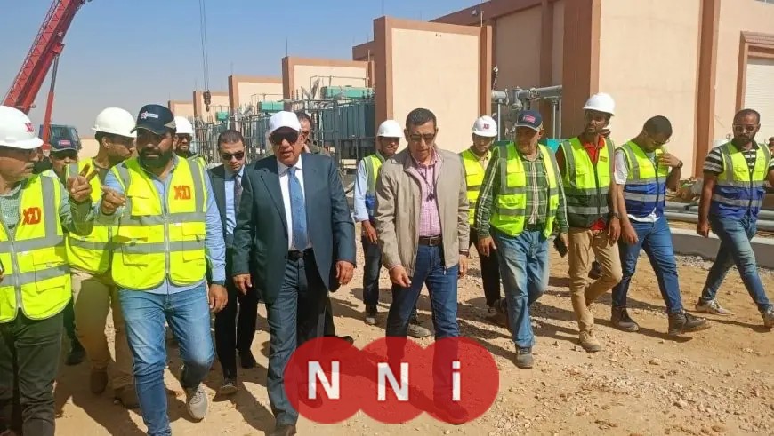 وزير الكهرباء يقوم بجولة تفقدية في محطة محولات ND5 بقدرة 350 ميجا فولت أمبير