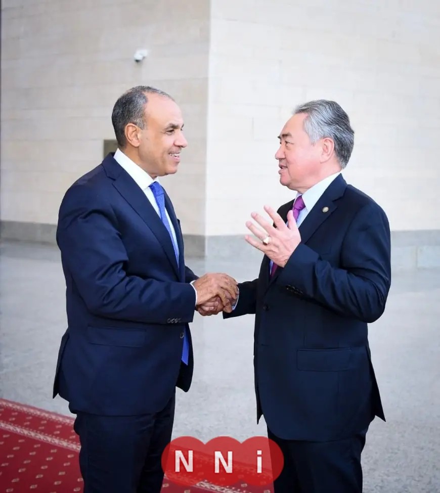 وزير الخارجية يلتقي نظيره القيرغيزي ويشدد على تعزيز التبادل التجاري والتعاون الاقتصادي