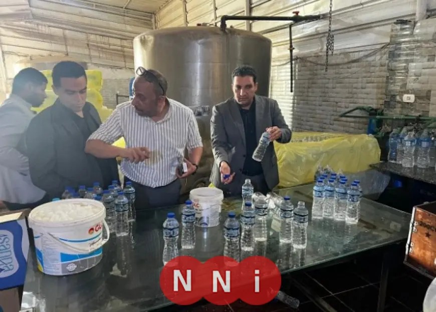ضبط 80 ألف زجاجة في محطة تعبئة مياه معدنية وهمية بالقليوبية