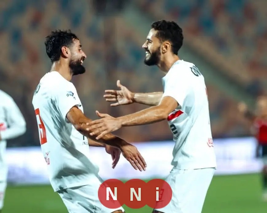 احتفالات لاعبي الزمالك مع الجماهير عقب الانتصار على بيراميدز