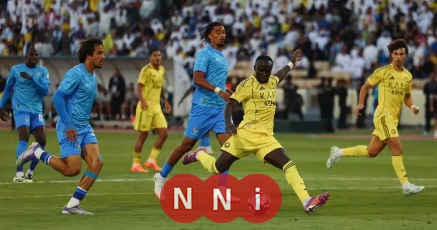 كريستيانو رونالدو وساديو ماني يضيعان الفرص في تعادل النصر ضد نيوم بالشوط الأول
