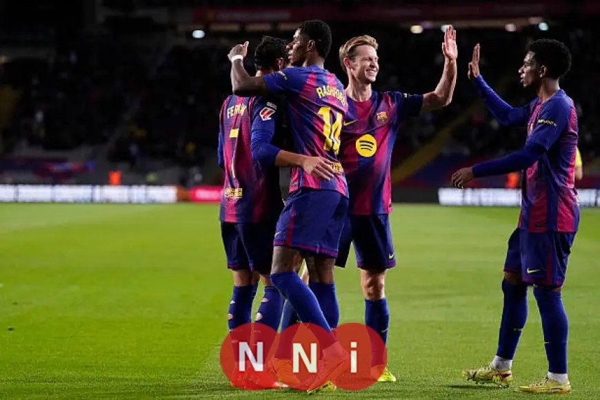 قائمة برشلونة الرسمية بقيادة فليك لمواجهة سيلتا فيجو في الدوري الإسباني