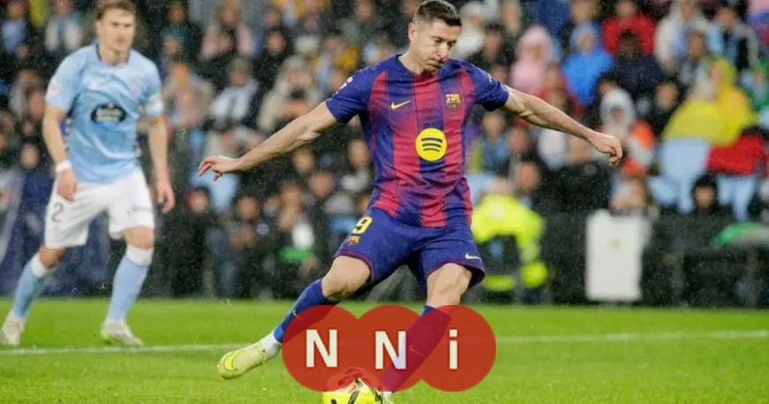 مباراة مثيرة بين برشلونة وسيلتا فيغو تشهد تسجيل 5 أهداف في الشوط الأول بالدوري الإسباني