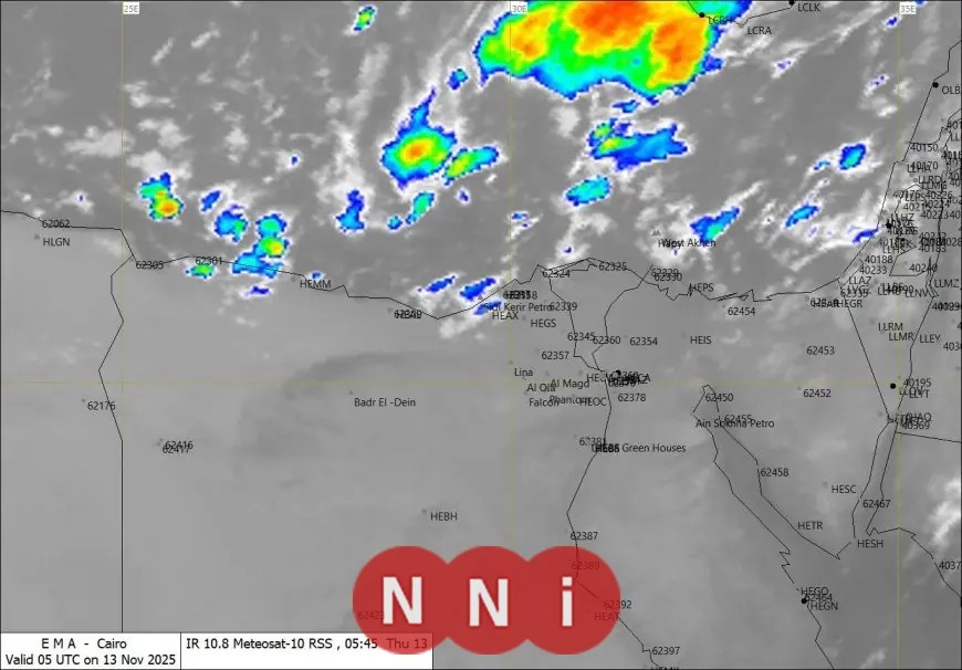 توقعات الطقس: السحب الرعدية الممطرة تواصل تدفقها على السواحل الشمالية