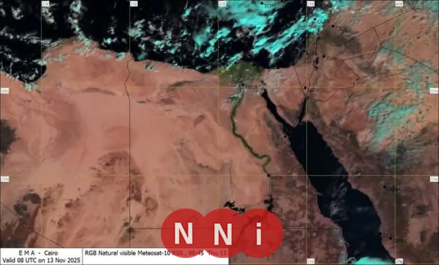 الأرصاد تتوقع تكاثر السحب وهطول أمطار محتملة في القاهرة الكبرى والسواحل الشمالية