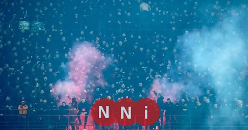 جماهير ألتراس ميلان يتجاوزون حظر اللافتات بإبداع أضواء الهواتف