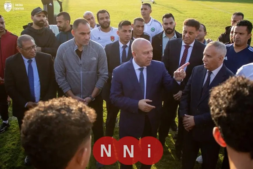 كامل الوزير يراقب تدريب فريق السكة الحديد بنشاط وحماس