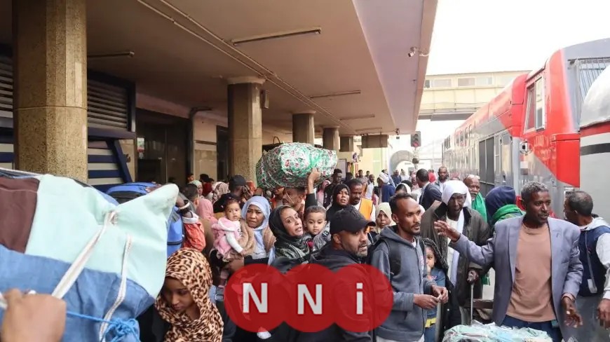 سكك حديد مصر تسيّر الرحلة 35 لقطارات العودة الطوعية لنقل الأشقاء السودانيين