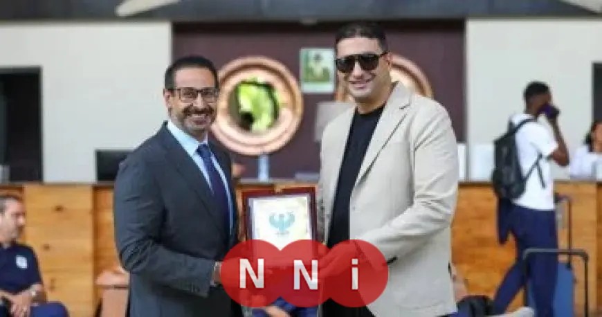 المصري البورسعيدي يكرّم السفارة المصرية في زامبيا بإهداء درع النادي