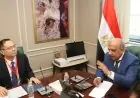 استقبال وزير الكهرباء لرئيس مجموعة XD الصينية لبحث توطين صناعة المهمات الكهربائية في البلاد