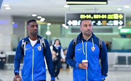 عودة بعثة الزمالك إلى القاهرة بعد مباراة مثيرة ضد كايزر تشيفز في جنوب أفريقيا