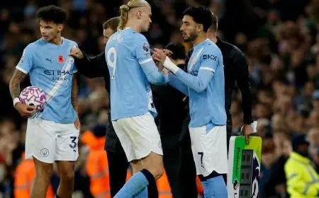 مانشستر سيتي يستعد للتعاقد مع مهاجم إفريقي شهر يناير بدلاً من مرموش