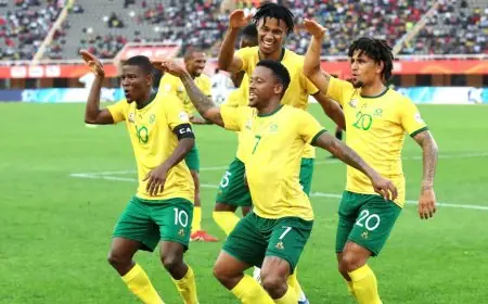 قائمة جنوب إفريقيا تستعد لمواجهة مجموعة مصر في كأس الأمم 2025