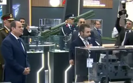 الرئيس السيسي يزور أجنحة معرض إيديكس 2025 ويتفقد الأنشطة المميزة