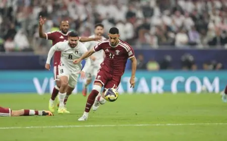 تعادل سلبي بين قطر وفلسطين في الشوط الأول من افتتاح كأس العرب 2025