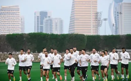 المنتخب المصري يختتم استعداداته النهائية لمواجهة الكويت في كأس العرب غداً