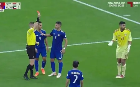 منتخب مصر ينتزع التعادل في اللحظات الأخيرة أمام الكويت في كأس العرب