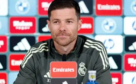 تشابي ألونسو: مباراة بلباو تمنح ريال مدريد فرصة مثالية لاستعادة نغمة الانتصارات