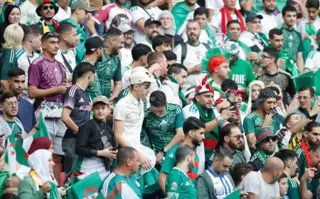 مباراة الجزائر والسودان تسجل رقماً قياسياً في الحضور الجماهيري بكأس العرب حتى الآن بعد لقاء الافتتاح