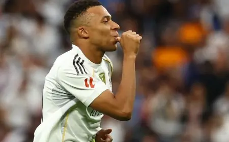 كيليان مبابي ينطلق في تحطيم أرقام كريستيانو رونالدو القياسية مع ريال مدريد