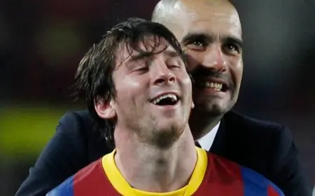 ميسي يشيد بجوارديولا ويصفه كأفضل مدرب في تاريخ كرة القدم