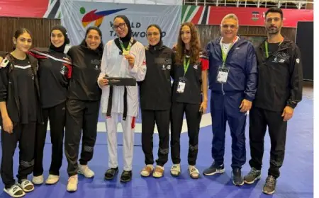اللاعبة ملك سامي تتألق بحصد الميدالية البرونزية في بطولة العالم للتايكوندو بكينيا