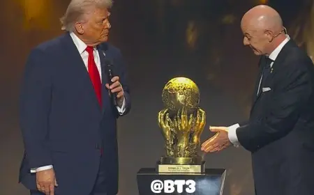 دونالد ترامب يحقق جائزة الفيفا للسلام لعام 2025
