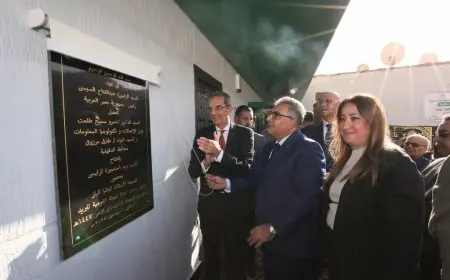 وزير الاتصالات يفتتح مكتب بريد المنصورة بعد تحديثه بأحدث التقنيات التكنولوجية