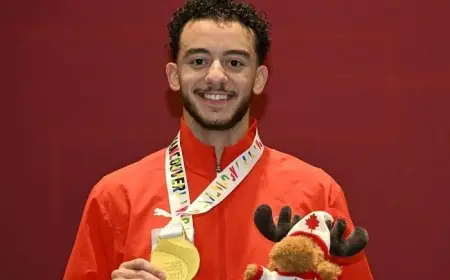 محمد السيد يحقق انتصاراً ساحقاً على لاعب إسرائيل ويتوج بذهبية كأس العالم للسلاح