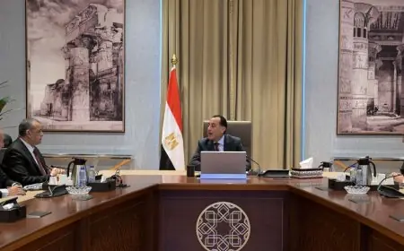 مدبولي يبحث أحدث تطورات ملفات وزارة الإنتاج الحربي مع الوزير المعني