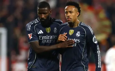 إصابة ميليتاو تضيف تحديات جديدة لدفاع ريال مدريد