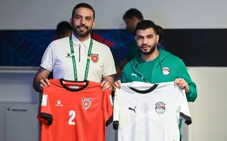 منتخب مصر يظهر بالزي الأبيض في مباراة حاسمة ضد الأردن في كأس العرب