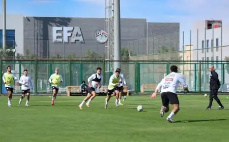 منتخب مصر يستعد بكل قوة في تدريب صباحي بمركز المنتخبات الوطنية
