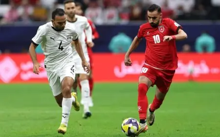 مباراة مصر والأردن: ثنائية النشامى تهدد مستقبل الفراعنة في كأس العرب