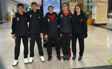 الفريق المصري ينطلق إلى أنجولا للمشاركة في دورة الألعاب الإفريقية للشباب