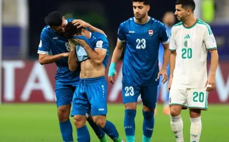 بداية صادمة للعراق أمام الجزائر في كأس العرب: طرد مبكر ودموع وإلغاء ركلة جزاء