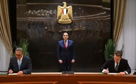 الحكومة المصرية والبنك الأوروبي لإعادة الإعمار يوقعان 6 مذكرات تفاهم واتفاقيات جديدة